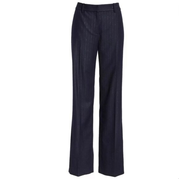 Equipment Blue Straight Leg Pants - Picture 1 of 8